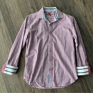 Robert Graham X | Purple Checkered Flip Cuff Button Down Shirt